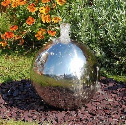 Esfera de acero inoxidable moderna del patio los 60cm los 75cm