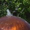 La bola de acero de la fuente del jardín de la característica del agua de la esfera de Fuxin Corten formó